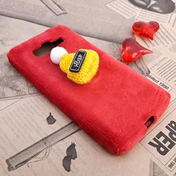 قاب گوشی موبایل SAMSUNG J2 Prime مدل زمستانی کلاهدار رنگ قرمز زرد