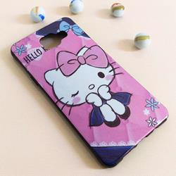 قاب گوشی موبایل SAMSUNG A5 2016 / A510 طرح Hello Kitty رنگ صورتی مشکی
