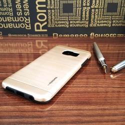 قاب گوشی موبایل SAMSUNG  Galaxy S7 Edge برند motomo مدل لیزری رنگ طلایی