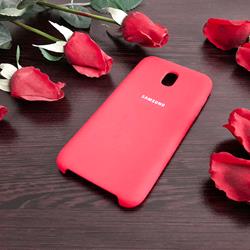 قاب گوشی موبایل SAMSUNG J5 Pro / J530 سیلیکونی Silicone Case رنگ قرمز
