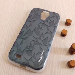 قاب گوشی موبایل SAMSUNG Galaxy S4 برند PLATINA طرح هندسی رنگ زغال سنگی
