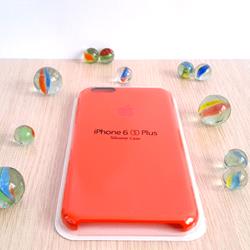 قاب گوشی موبایل iPhone 6 Plus سیلیکونی اصلی Silicone Case رنگ گلی
